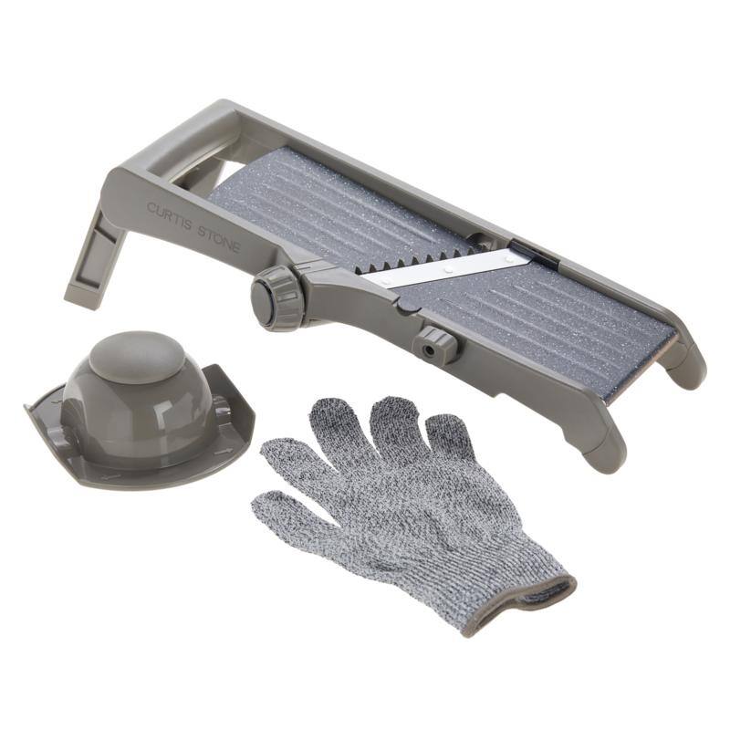 Curtis Stone Dura-Pan Nonstick Mandoline 787-685 - Gray
