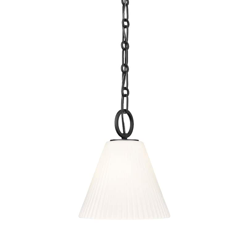 Z-Lite 3042P10 Alaric 10" Wide Suspension Mini Pendant - Matte Black