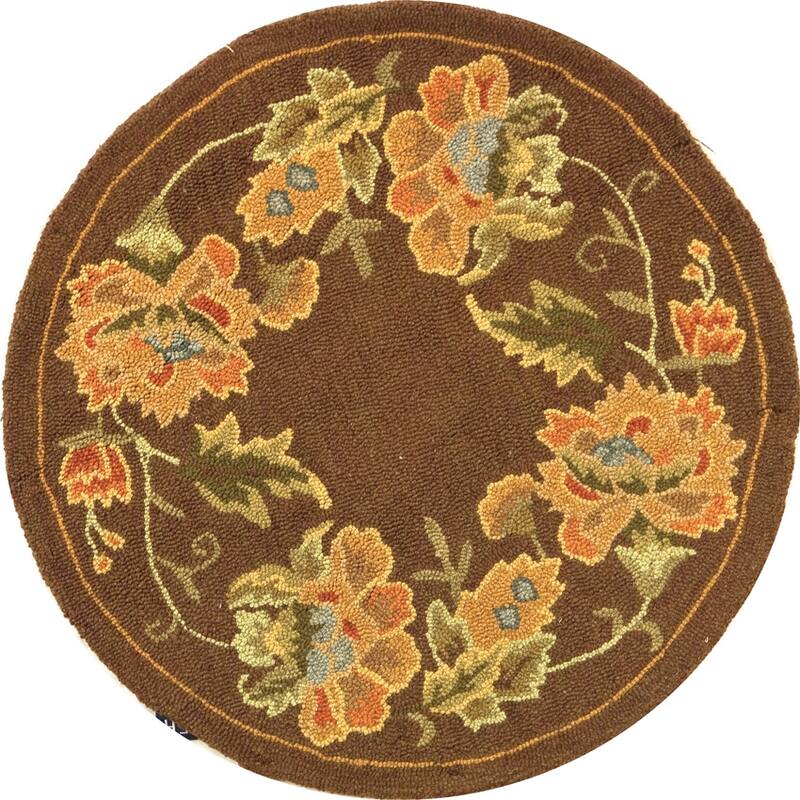 SAFAVIEH Handmade Berkeley Delphine Botanical Wool Rug