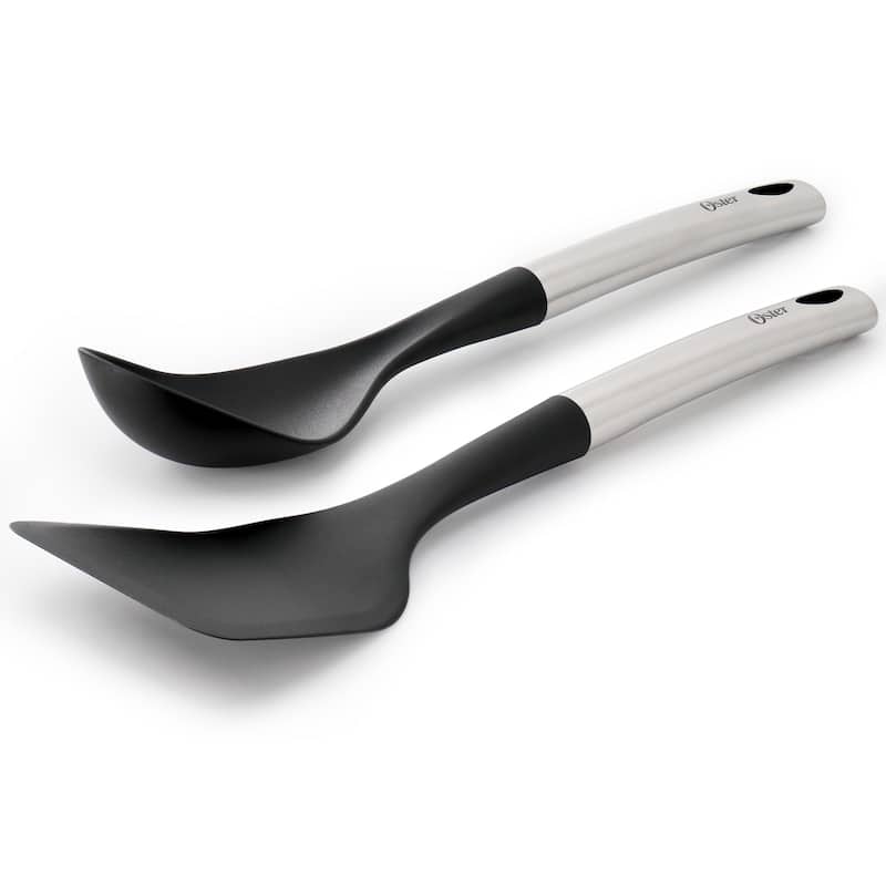 Oster Rametto 5 Piece Belly Shaped Stainless Steel Cookware Set in Silver