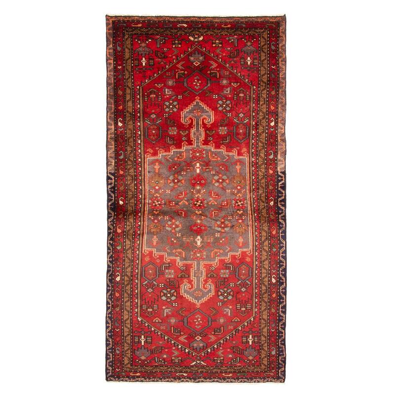 ECARPETGALLERY Hand-knotted Andelz Red Wool Rug - 3'3 x 6'9