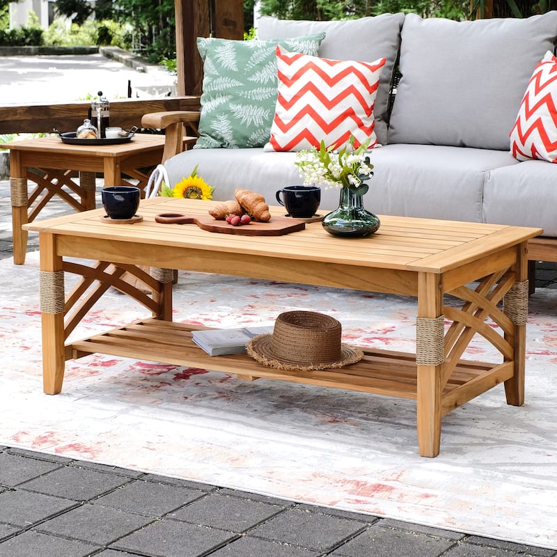 Cambridge Casual Carmel 5-Piece Teak Patio Conversation Set