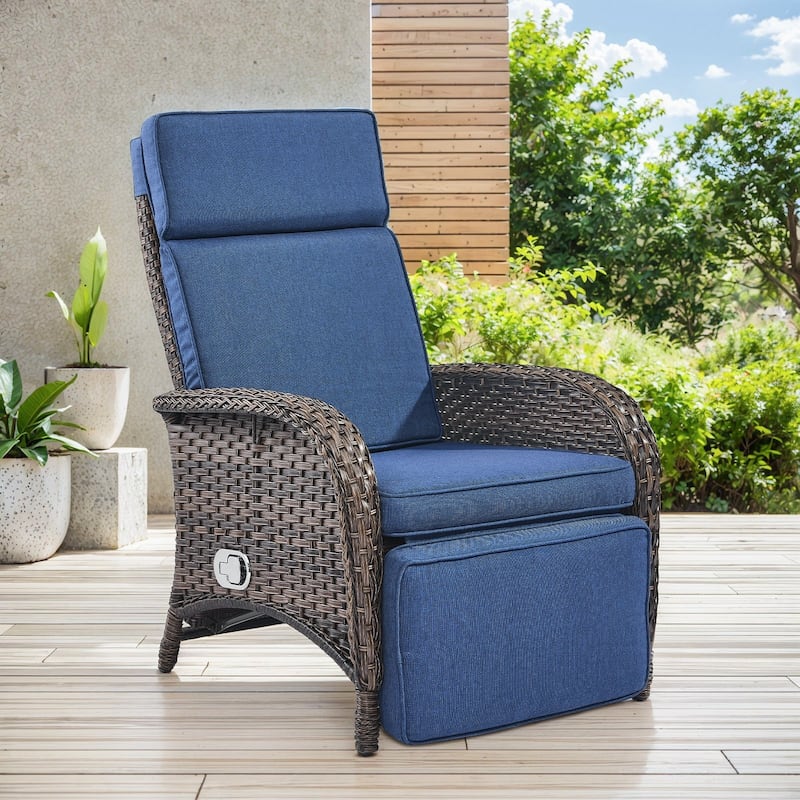 Outdoor Chaise Lounge Chair Adjustable 6-Position