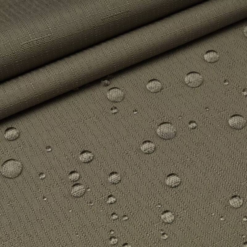 No Hook Slub Linen Texture Shower Curtain with PEVA Snap-in Liner