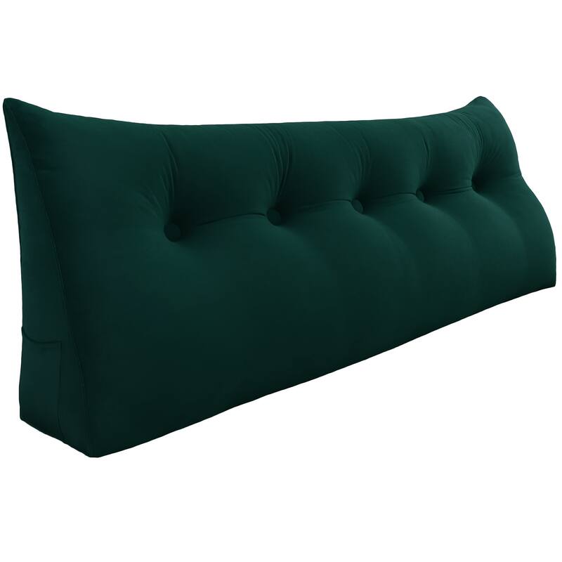 WOWMAX Bed Rest Wedge Bolster Reading Pillow Daybed Dorm Headboard