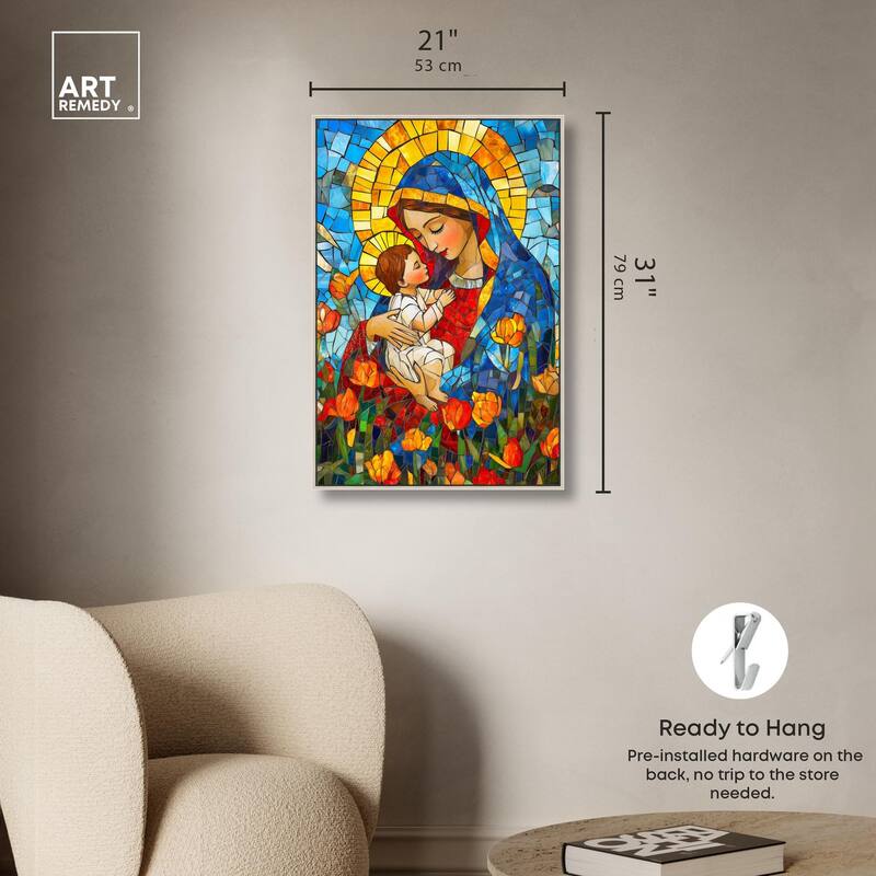 Glass Gospel I Canvas by Art Remedy