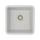 preview thumbnail 39 of 44, 15" x 15" Quartz Single Bowl Drop-In Granite Composite Sink - 15"x15"