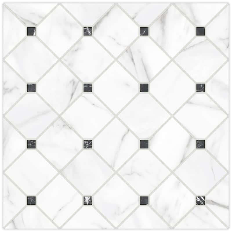 Merola Tile Tuscany Siena 17-3/8" x 17-3/8" Porcelain Floor and Wall Tile