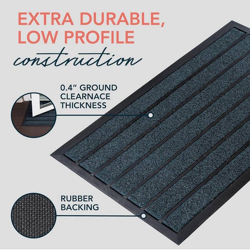 Extra Durable Door Mat - Dirt Trapping Outdoor Welcome Mats