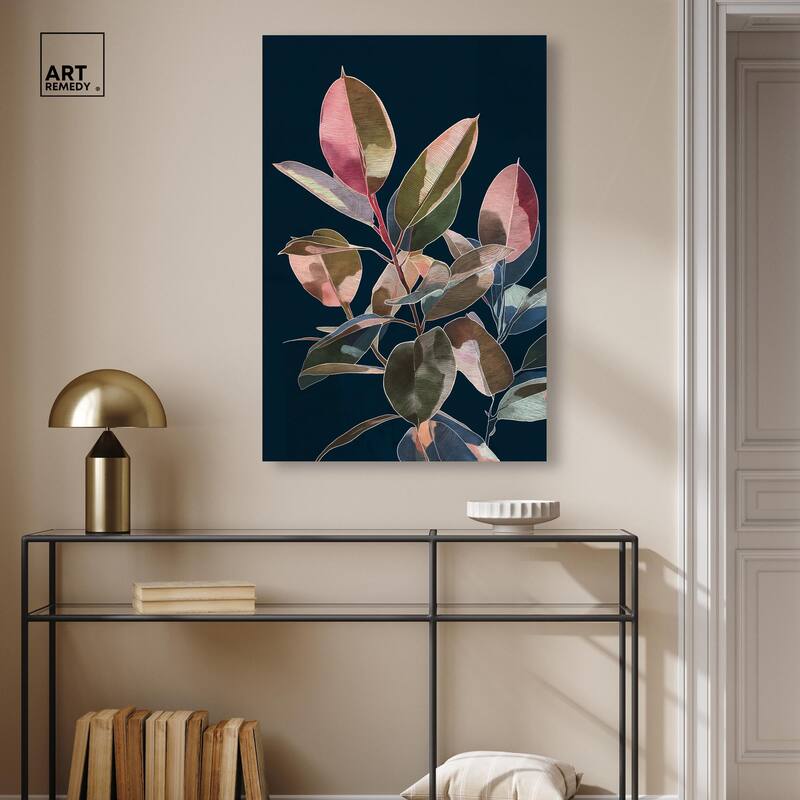 Fuchsia Frond I Canvas by Art Remedy, Gallery Wrapped