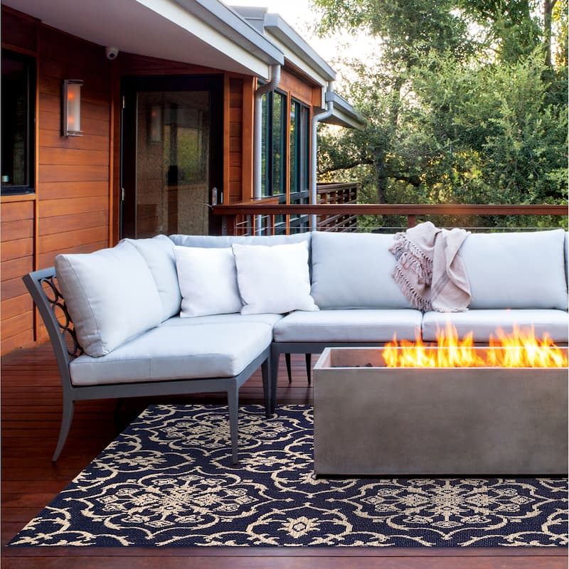 Gertmenian Grace Premium Multi-Size Multi-Colored Flatweave Indoor/ Outdoor Area Rug Collection