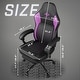 preview thumbnail 22 of 29, Bossin Gaming Chairs with Footrest, Big and Tall Chair 400 Capacity, Racing Style Computer Chair with Ergonomic Lumbar Support