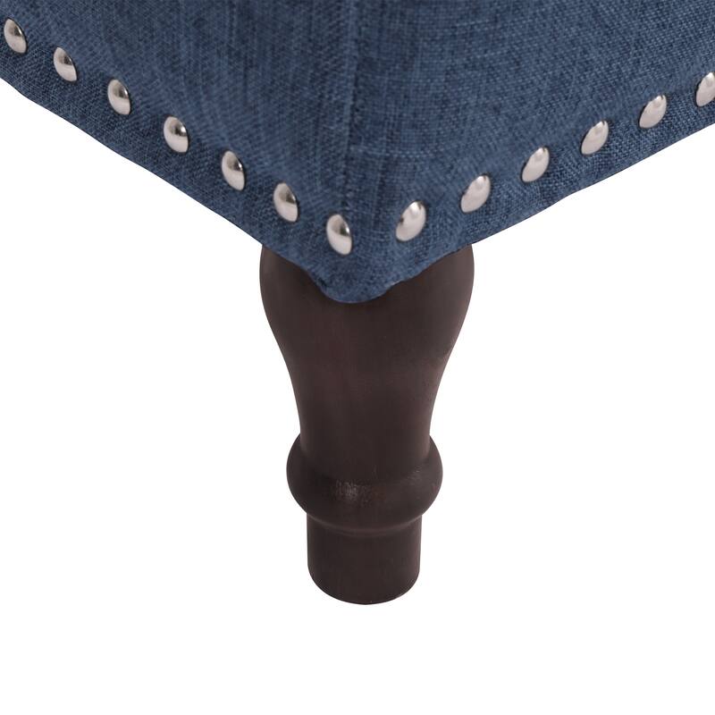 Tufted Upholstered Storage Bench Ottoman with Hidden Storage for Bedroom, or Living Room