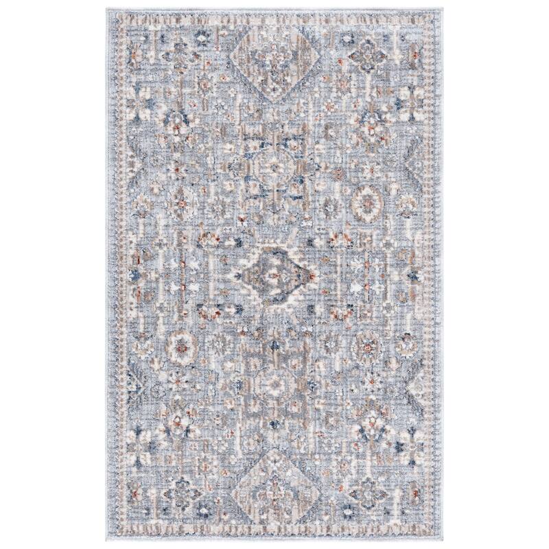 SAFAVIEH Harlow Karrie Oriental Rug - 2'6" x 4' - Light Grey/Beige Blue