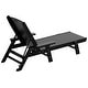 preview thumbnail 45 of 96, Laguna Hdpe All Weather Outdoor Patio Pool Reclining Chaise Lounges With Square Side Table (3-Piece Set)