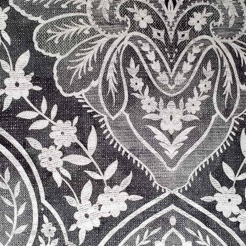 Leone Damask Cotton 21x21 Throw Pillow