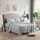 preview thumbnail 5 of 8, Home Essential Luxurious Silky Ruffle Hem Microfiber Bedding Sheet Set