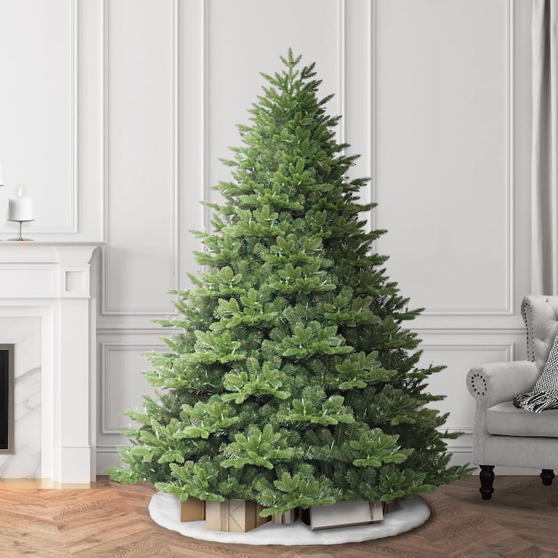Puleo International 6.5' Pre-Lit Artificial Noble Fir Tree with 800 Dual-Color LED Lights