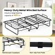 preview thumbnail 8 of 8, White Memory Foam Twin Folding Bed with Black Metal Frame and Wheels