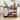 Kitchen Cart with Drop Leaf, Barn Door and Spice Rack
