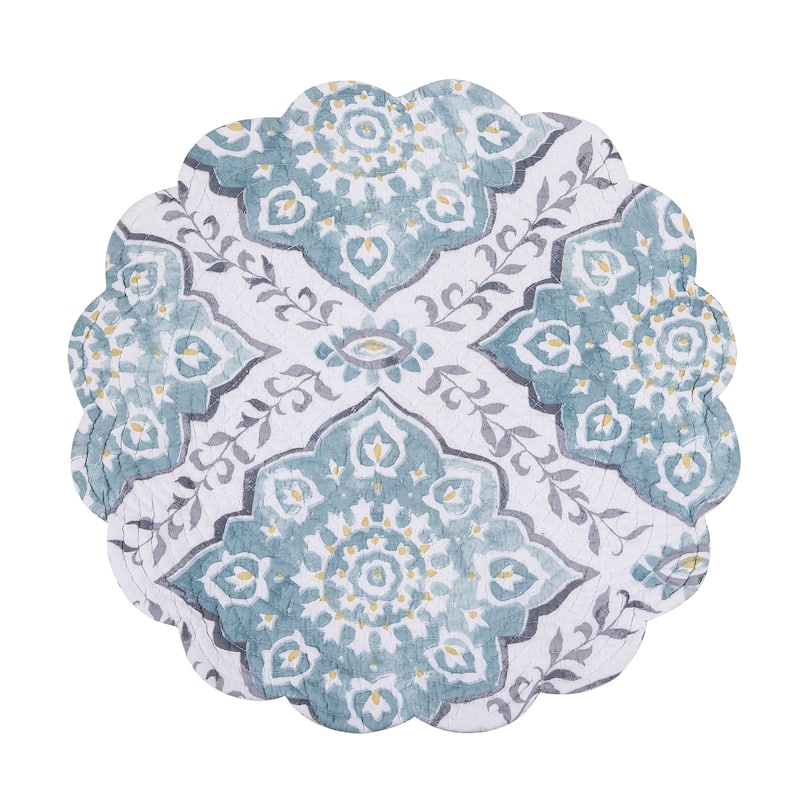 Harlan Round Placemats Set of 6, 17"