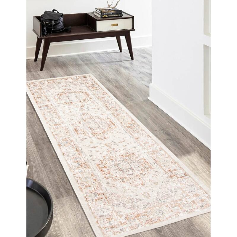 ECARPETGALLERY Machine Woven Bijara Traditional Area Rug