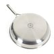 preview thumbnail 7 of 10, Martha Stewart Badgley Hybrid Nonstick 12 Inch TriPly Stainless Steel Large Fry Pan With Lid & Stay Cool Handle