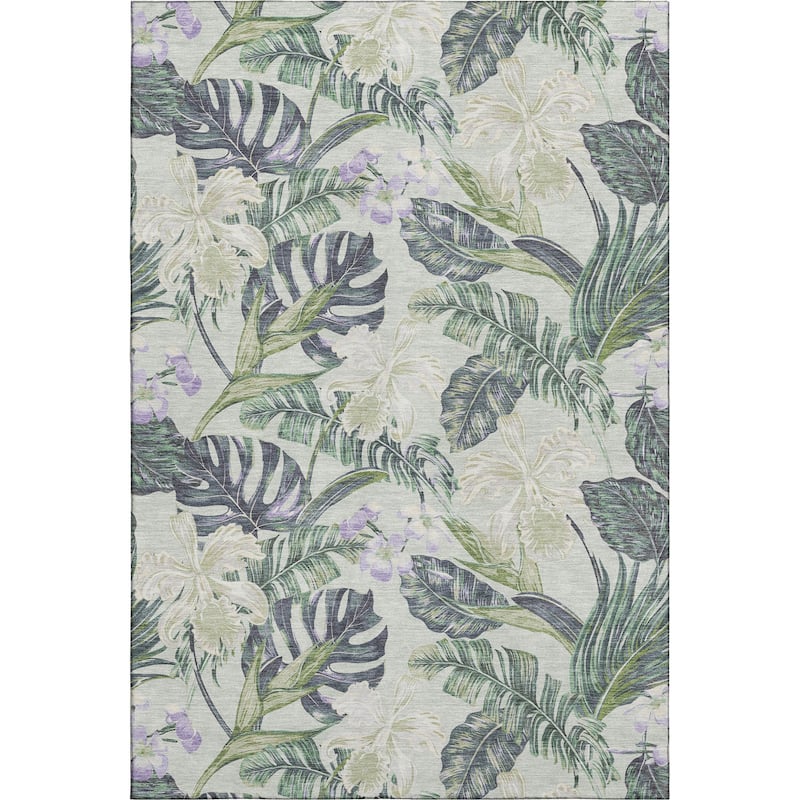 Premium Washable Super Soft Tropical Paradise Mayfield Rug