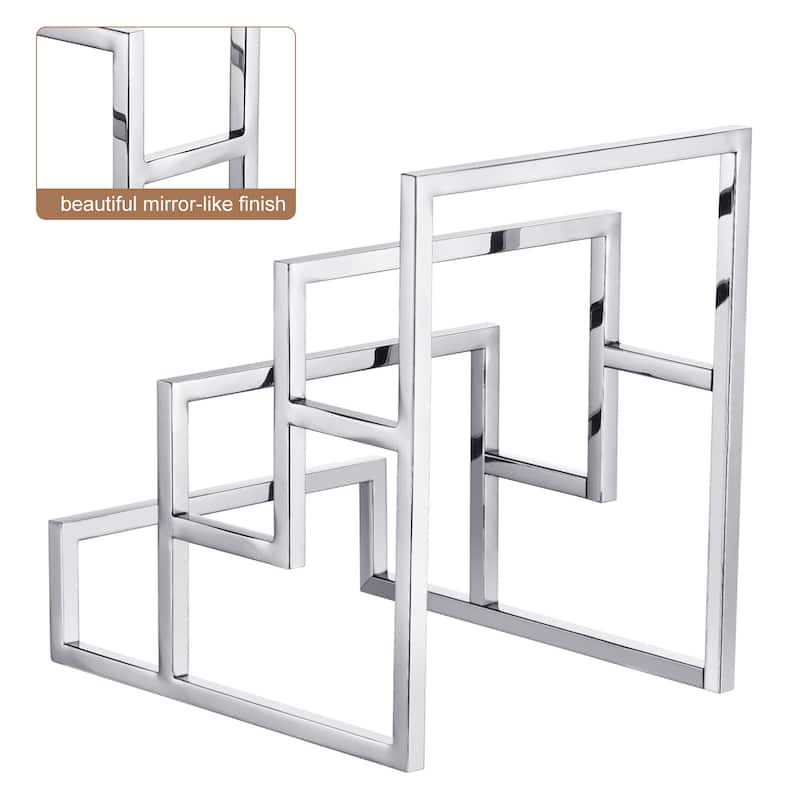 Clutch Purse Display Stand 3 Layer Wallet Rack Metal Clutch Riser 2Pcs