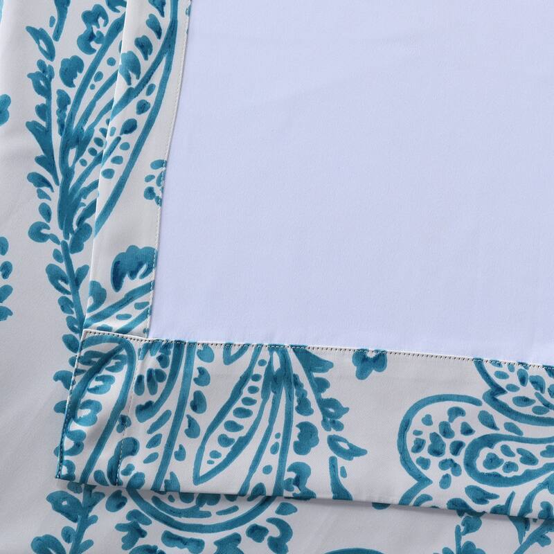 Exclusive Fabrics Tea Time Room Darkening Curtain (2 Panels)