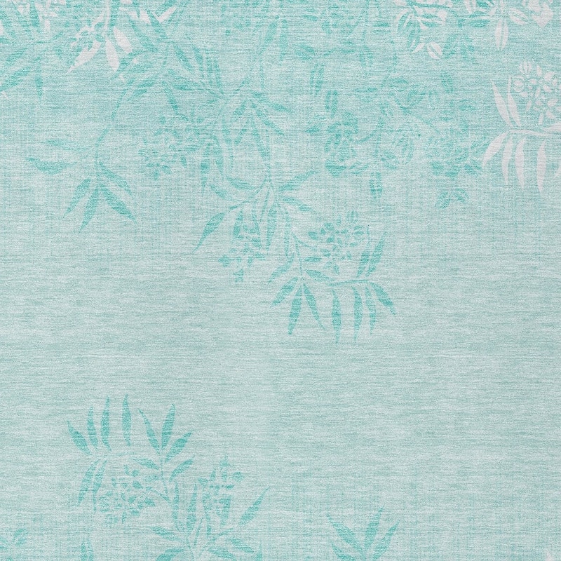 HomeRoots Floral Transitional Rectangle Outdoor Rug