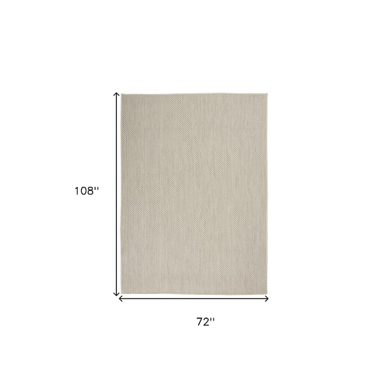 HomeRoots Contemporary Rectangle Outdoor Rug - 6' X 9'