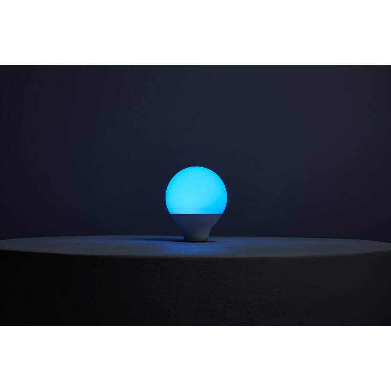 Starfish 10 Watt LED G25 2700K-5000K RGBTW Medium Base 120 Volt - White