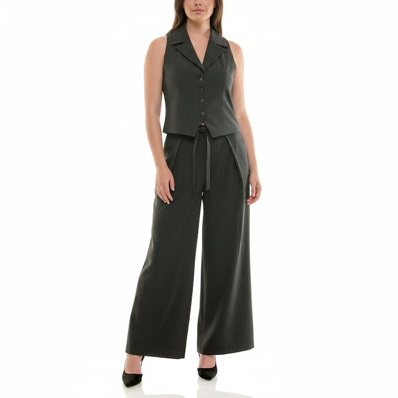 Nicole Miller Pinstripe Vest