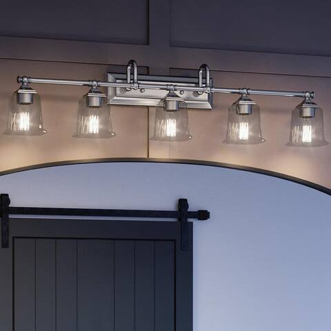 Luxury Traditional Bath Fixture, 10.75"H x 41.75"W, with Classic Style, Polished Chrome, by Urban Ambiance
