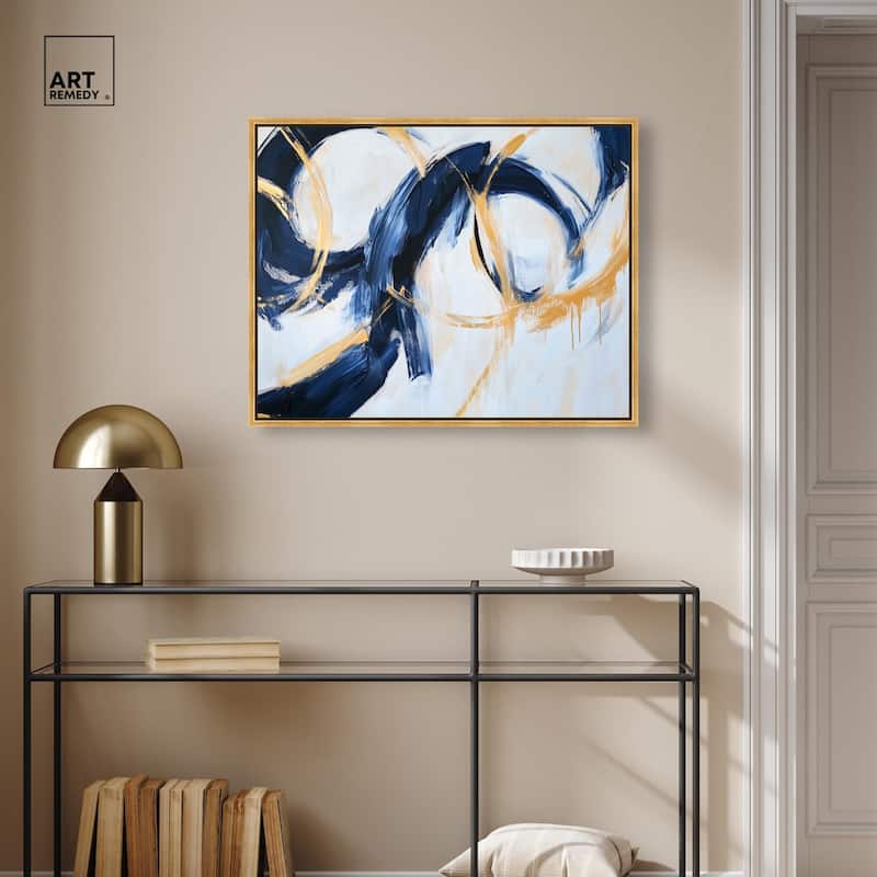 Bold Whirl II Canvas by Art Remedy