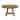 Round Wooden Dining Table with Cross Base in Brown Oak - Brown Oak