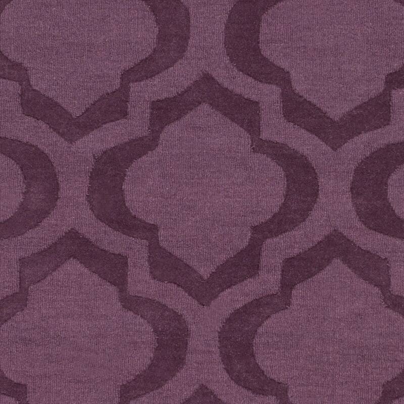 Hand-Woven Ali Tone-on-Tone Moroccan Trellis Wool Rug (9' x 12')