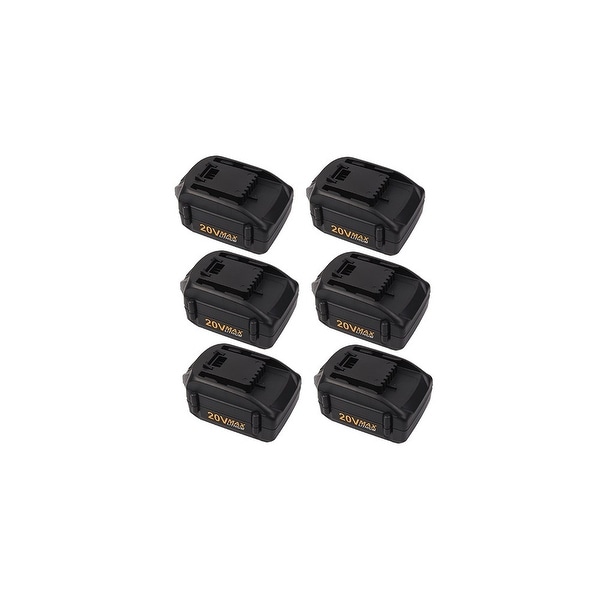 6x 20V 4.0Ah Battery for Worx WA3578 WA3520 WA3525 WA3575 WG151