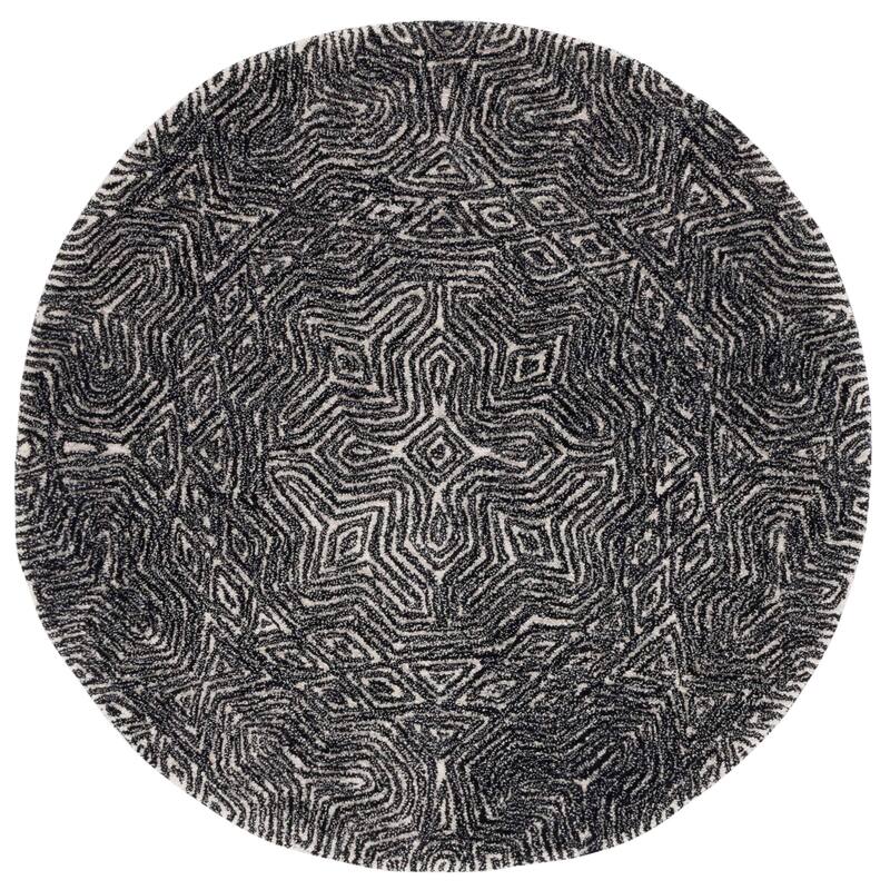 SAFAVIEH Handmade Micro-Loop Farzana Modern Wool Rug