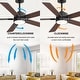 preview thumbnail 163 of 173, 42/48/52/56/62-IN LED Ceiling Fan with Light Kit and Remote(5/7-Blade)