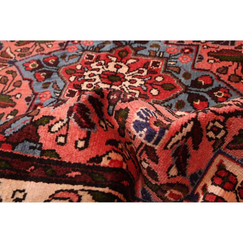 ECARPETGALLERY Hand-knotted Anadol Coral, Light Red Wool Rug - 4'2 x 7'10