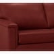 preview thumbnail 13 of 32, Malibu L-shaped Top-grain Leather Sectional Sofa - 122.5 x 85 x 36.5 x 35