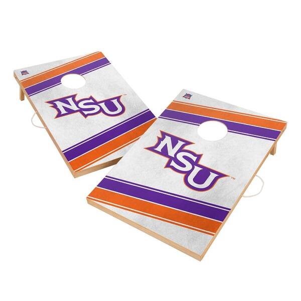 slide 2 of 5, Northwestern State University of Louisiana Demons Regulation 2x4 Cornhole Set
