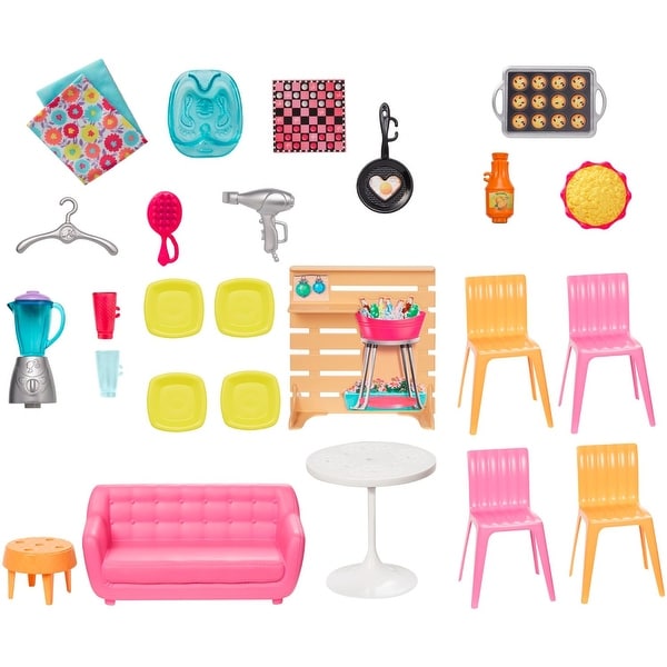 Barbie malibu sales house playset
