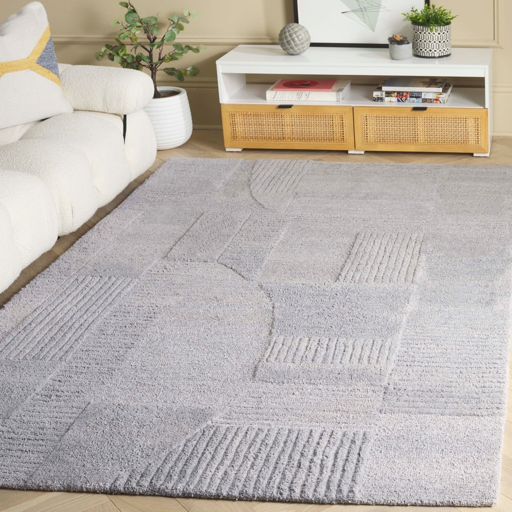 SAFAVIEH Handmade Harvest Valbona Modern Contemporary Wool Rug
