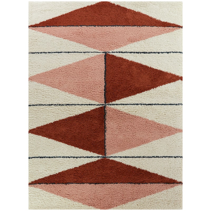 Balta Levine Modern Geometric Shag Area Rug