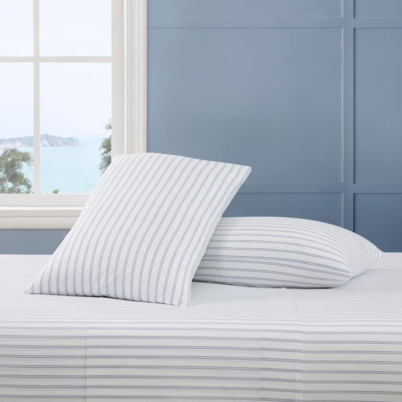 Tommy Hilfiger Printed Cotton Percale Sheet Set