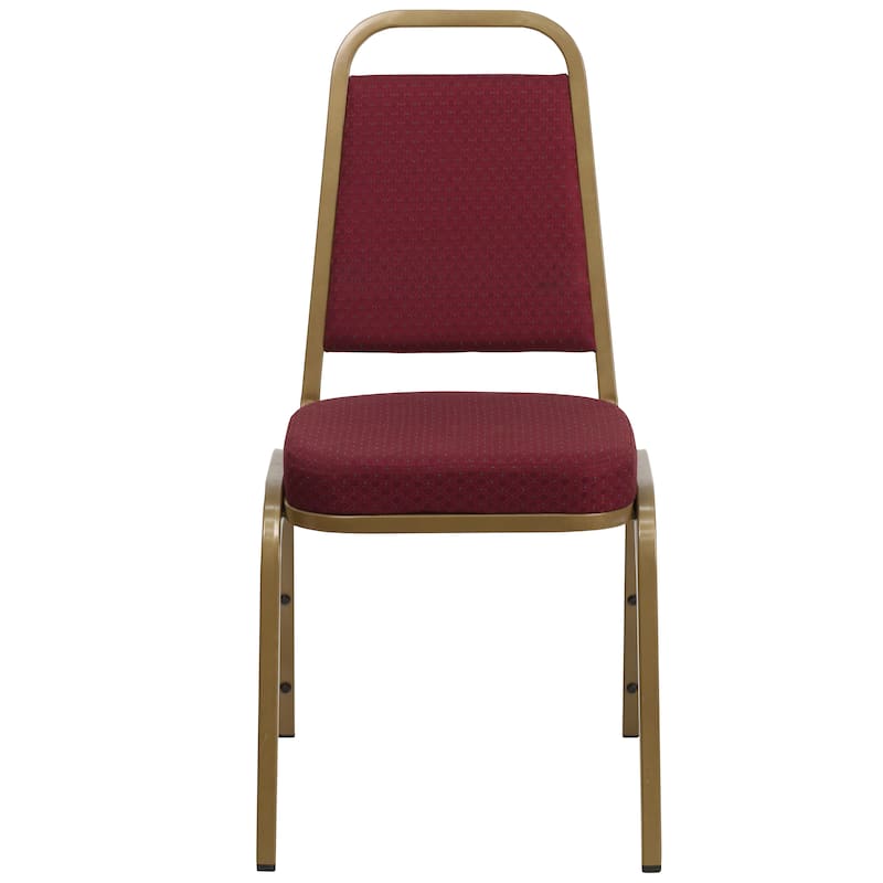 4 Pack Trapezoidal Back Stacking Banquet Chair - 20.25"D x 17.5"W x 36"H