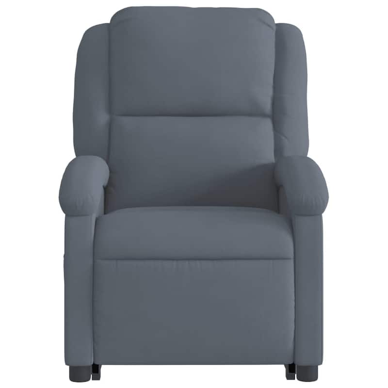 vidaXL Stand up Massage Recliner Chair Power Lift Wingback Armchair Velvet